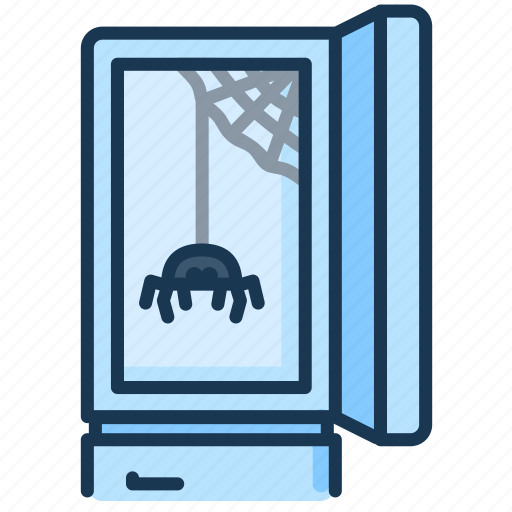 Freezer, fridge, hunger, kitchen, refrigerator, spider icon - Download on Iconfinder