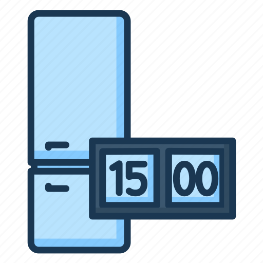 Alarm, clock, fridge, refrigerator, stopwatch, time, timer icon - Download on Iconfinder