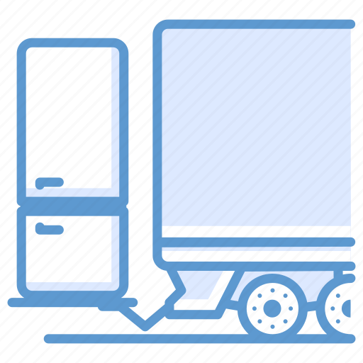 Delivery, fridge, logistics, refrigerator, shipping, transportation icon - Download on Iconfinder