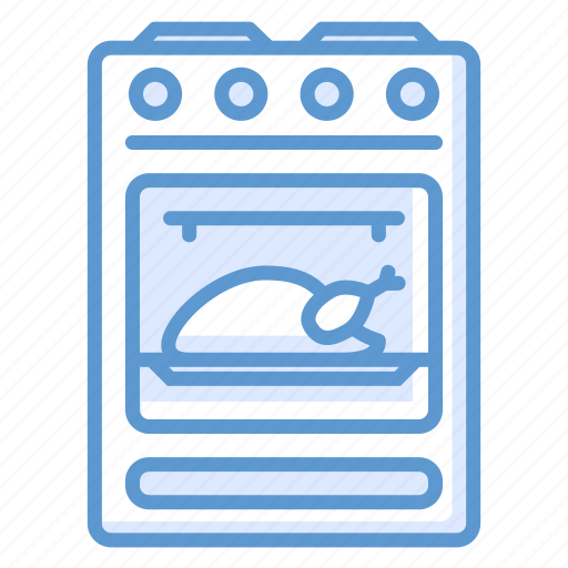 Chicken, cook, cooking, oven, stove icon - Download on Iconfinder