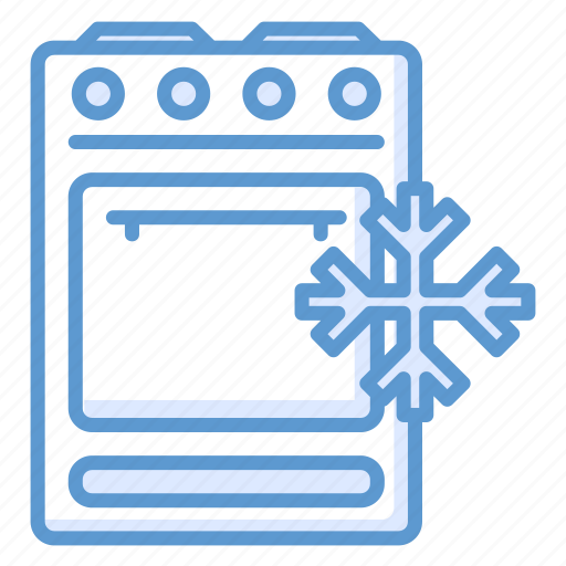 Defrosting, kitchen, oven, snowflake, stove icon - Download on Iconfinder