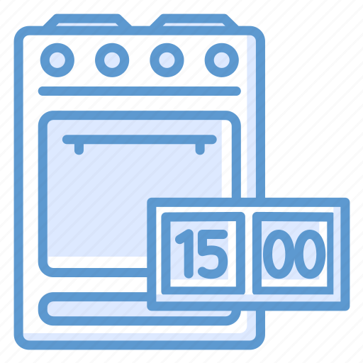 Kitchen, oven, stove, timer icon - Download on Iconfinder