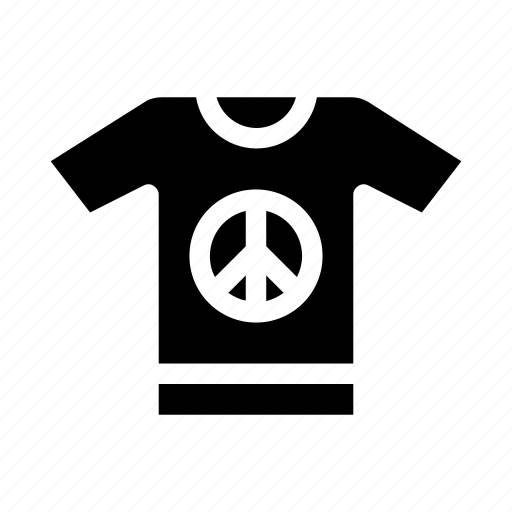 Fashion, peace, pin, shapes and symbols, shirt, tshirt icon - Download on Iconfinder