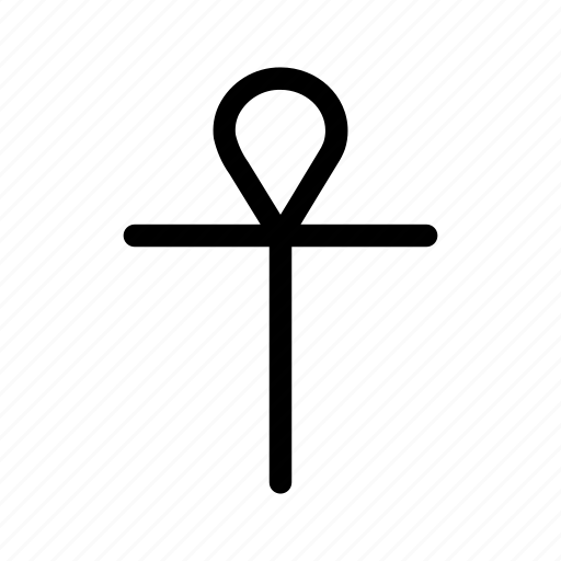 Ankh, cross, egyptian, hieroglyphic, life, relicons, religion icon - Download on Iconfinder