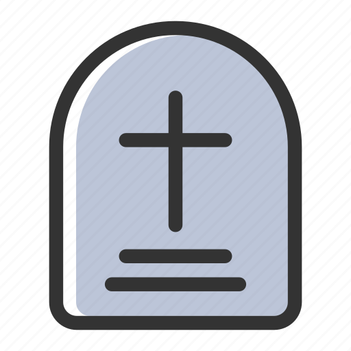 Cemetery, death, funeral, grave, gravestone, relicons, tombstone icon - Download on Iconfinder