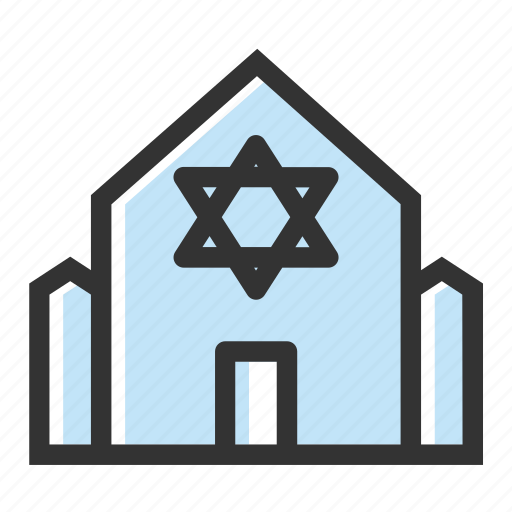 Building, church, jewish, prayer, relicons, religion, shul icon - Download on Iconfinder