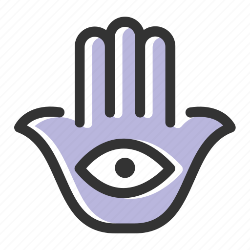 Eye, hamsa, hand, islam, jewish, relicons, religion icon - Download on Iconfinder