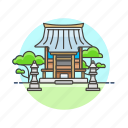 japanese, religion, shrine, holy, temple, building, zen