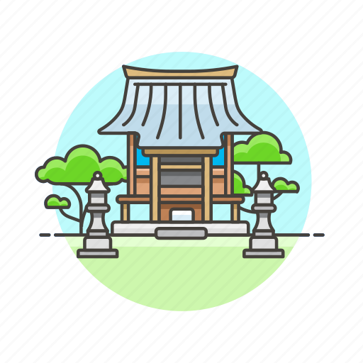 Japanese, religion, shrine, holy, temple, building, zen icon - Download on Iconfinder