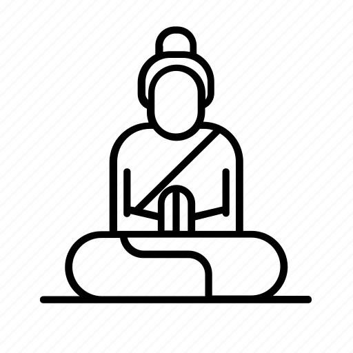 Buddhist, monk, pray, religion icon - Download on Iconfinder