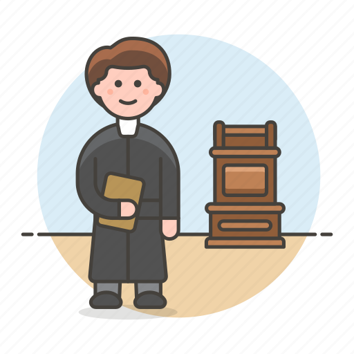 Christianity, church, clergy, father, male, parson, preacher icon - Download on Iconfinder
