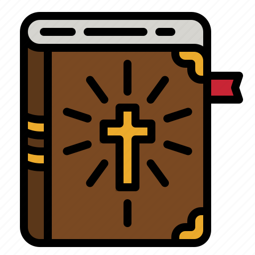 Bible, holy, christianism, book, cross icon - Download on Iconfinder