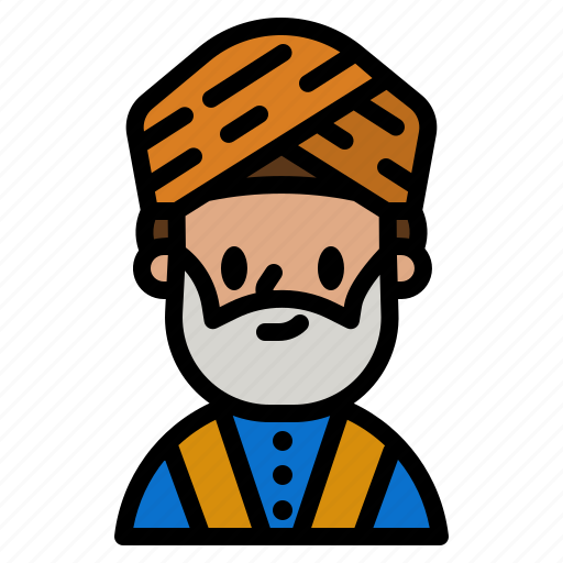 Sikhism, india, indian, user, avatar icon - Download on Iconfinder
