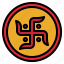 swastika, diwali, cultures, shapes, symbols 