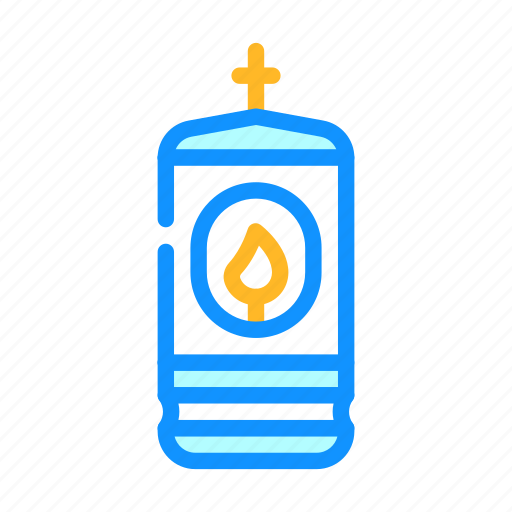 Lamp, burning, candle, religion, holy, praying icon - Download on Iconfinder