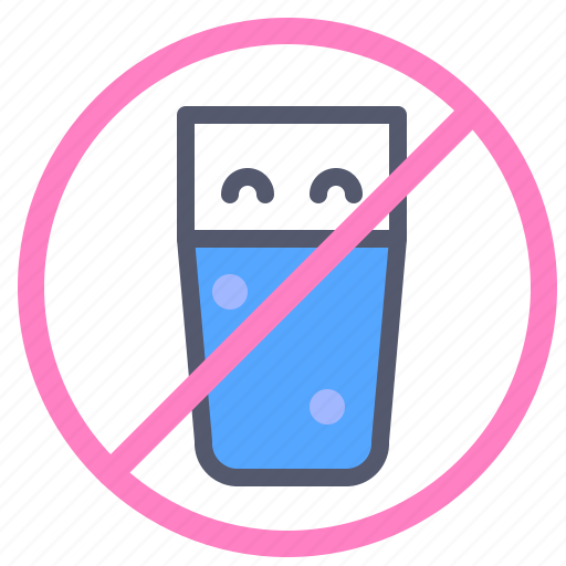 Alcohol, drinks, fasting, forbidden, liquid, water icon - Download on Iconfinder