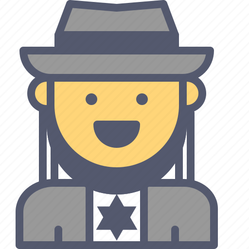 Amish, beard, jew, star icon - Download on Iconfinder