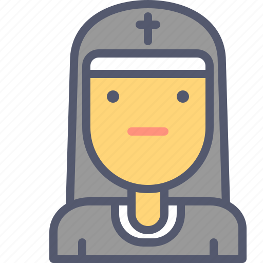 Christian, nun, priestess, sister icon - Download on Iconfinder