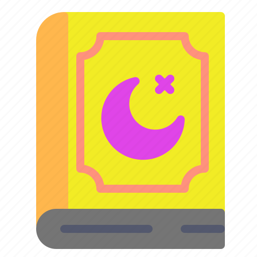 Book, coran, islam, moon, muslim icon - Download on Iconfinder