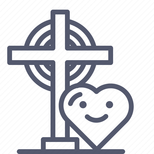 Christian, cross, heart, jesus, love icon - Download on Iconfinder