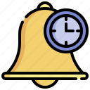 notification, alarm, time, bell
