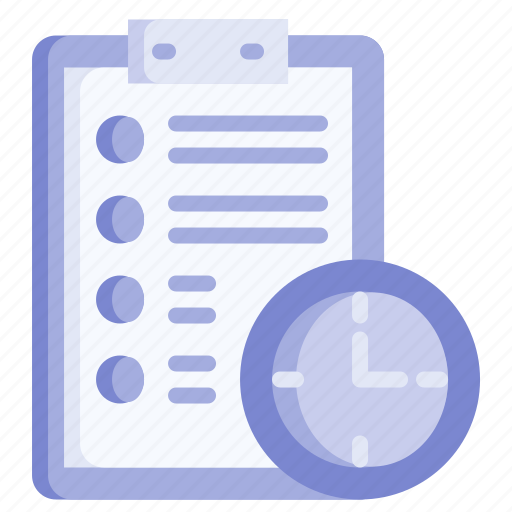 Clipboard, agenda, time, schedule, list icon - Download on Iconfinder