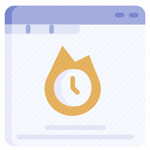 Deadline, reminder, clock, browser, web icon - Download on Iconfinder