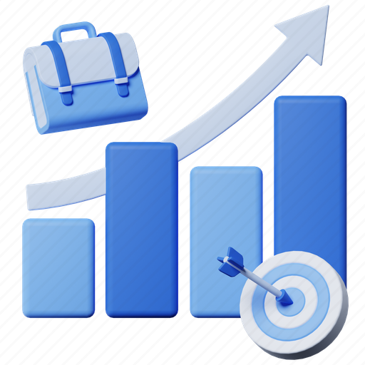 Graphic chart, profit, increase, analysis, analytics, business, startup 3D illustration - Download on Iconfinder