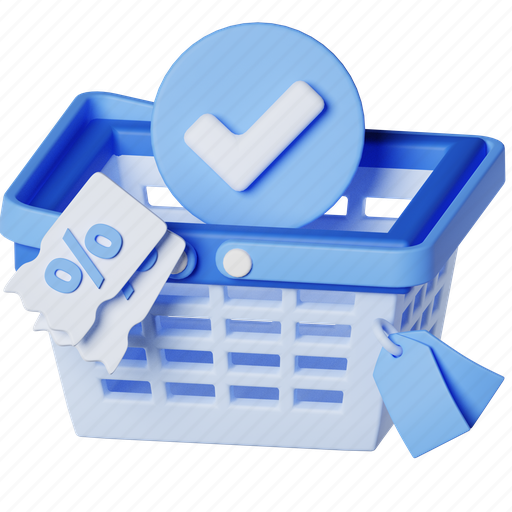 Shopping basket, cart, add, discount, sale, shopping, store 3D illustration - Download on Iconfinder