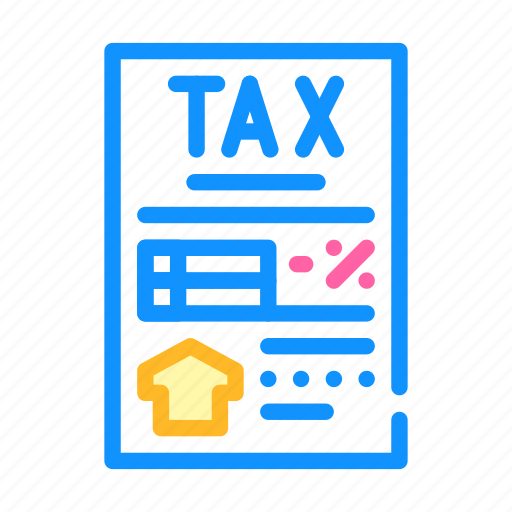 Tax, reduction, if, person, working, from, home icon - Download on Iconfinder