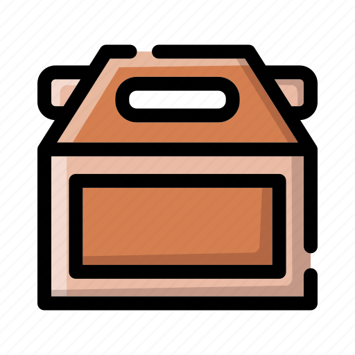 Delivery, meal, box, package, food, lunch, restaurant icon - Download on Iconfinder