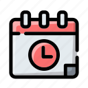 schedule, calendar, appointment, time, date, event, clock