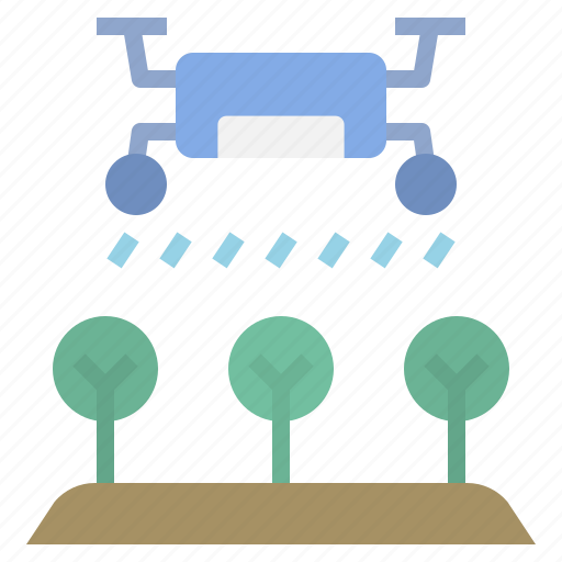 Garden, farming, drone, spary, water icon - Download on Iconfinder