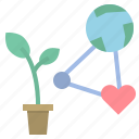 network, plant, world, love, life 