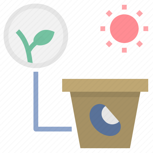 Seed, sprout, light, growth, plant icon - Download on Iconfinder