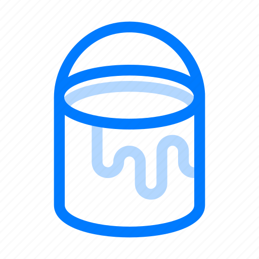 Bucket, tool, coloring, paint icon - Download on Iconfinder