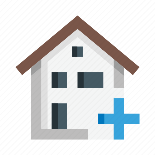 House, home, place, add, create, real estate, building icon - Download on Iconfinder