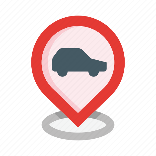 Rent, geotag, location, car, auto, vehicle, parking icon - Download on Iconfinder