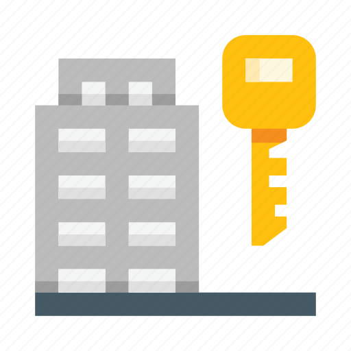 Rent, house, apartment, key, access, rental apartment, apartment rent icon - Download on Iconfinder