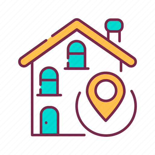 Home, house, location, property, real estate, rent, sale icon - Download on Iconfinder