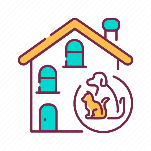 Allowed, buildings, home, pets, property, real estate, rent icon - Download on Iconfinder