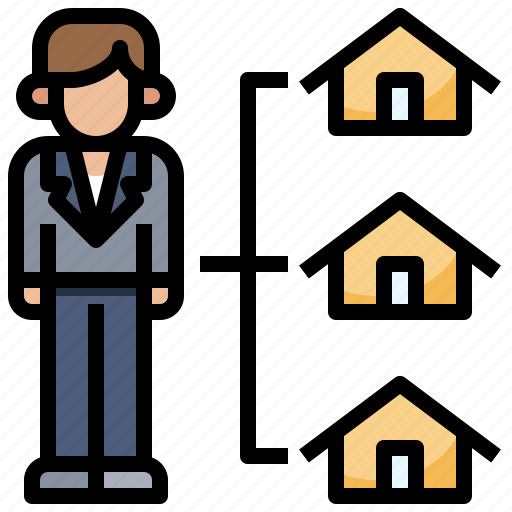 Estate, housing, landlord, real, rental, residential icon - Download on Iconfinder