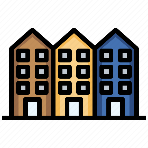 Estate, house, housing, real, rental, residential, tenement icon - Download on Iconfinder