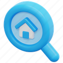 search, real, estate, house, home, find, searching, property, 3d 