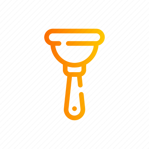 Plunger, toilet, clean, suction, tool icon - Download on Iconfinder