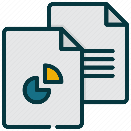 Document, paper, file, report, graph icon - Download on Iconfinder