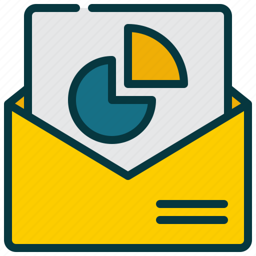 File, envelope, report, message, graph icon - Download on Iconfinder