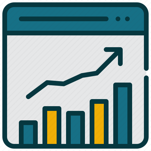 Online, page, graph, chart, report, growth icon - Download on Iconfinder