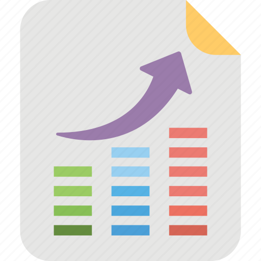 Growth chart, performance report, statistical representation, volume analysis, volume indicator chart icon - Download on Iconfinder