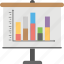 bar chart, bar graph, business analysis, business presentation, projection screen 